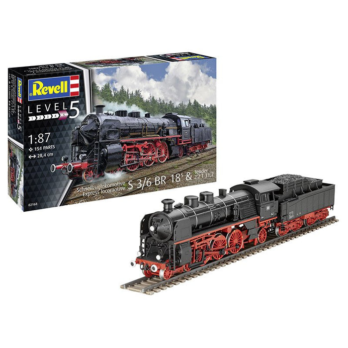 Revell 1:87 Express Locomotive S3/6 BR18(5) With Tender 2.2T