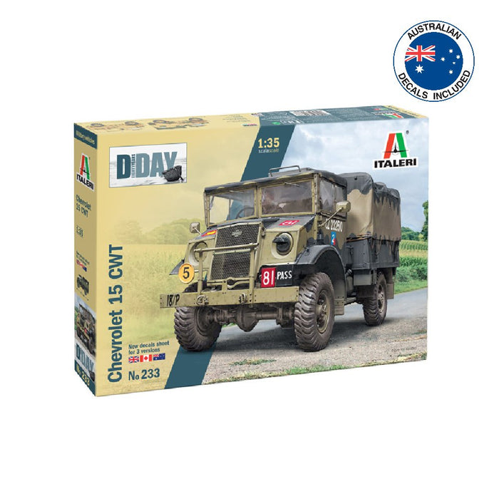 Italeri 1:35 Chevrolet 15 CWT 80th D-Day Anniversary Aust.Decal