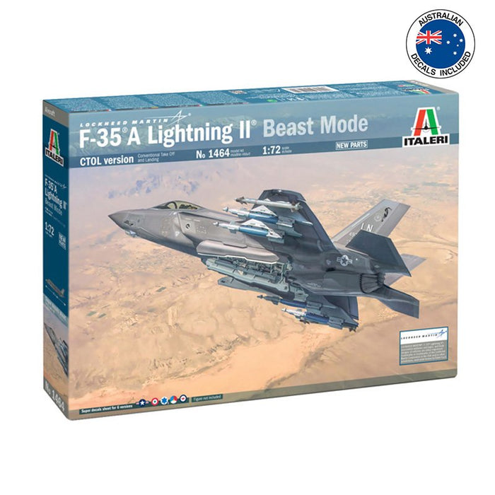 Italeri 1:72 Lockheed F35A Lightning II (Beast Mode) Aust.Decals