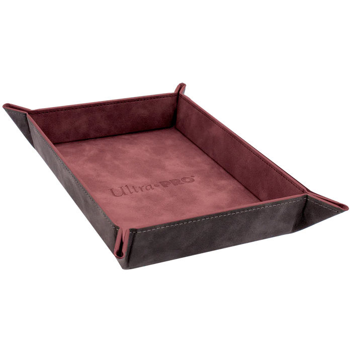Ultra Pro: Foldable Dice Rolling Tray - Ruby Suede