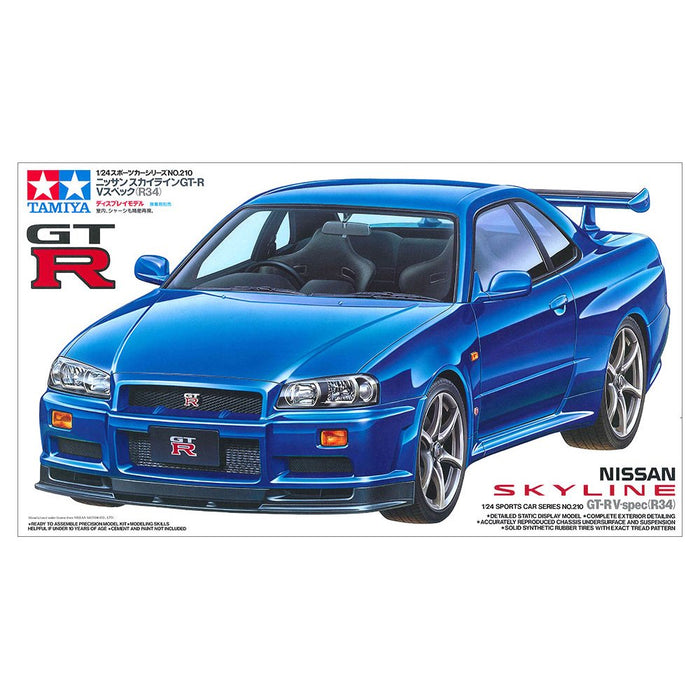 Tamiya 1:24 Nissan Skyline GT-R V-SPEC R34