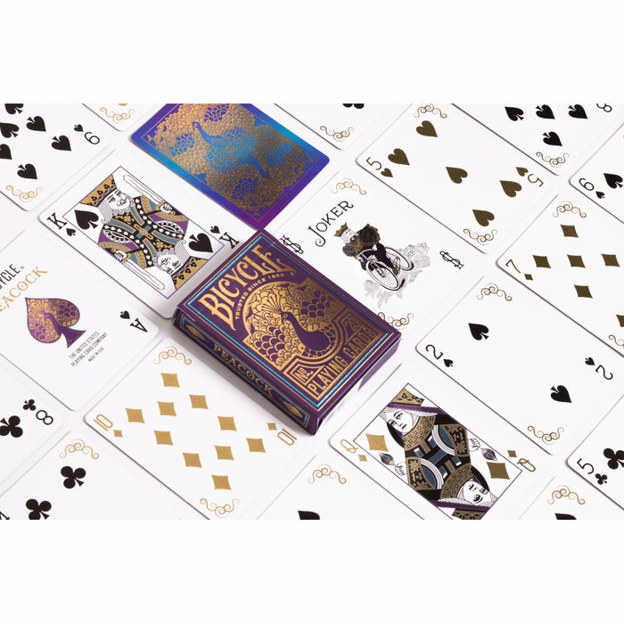 Bicycle Purple Peacock Playing Cards