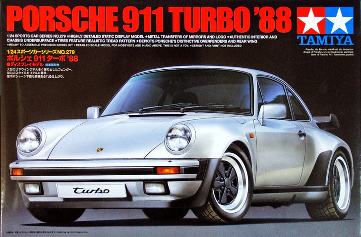 Tamiya 1:24 Porsche 911 Turbo 88