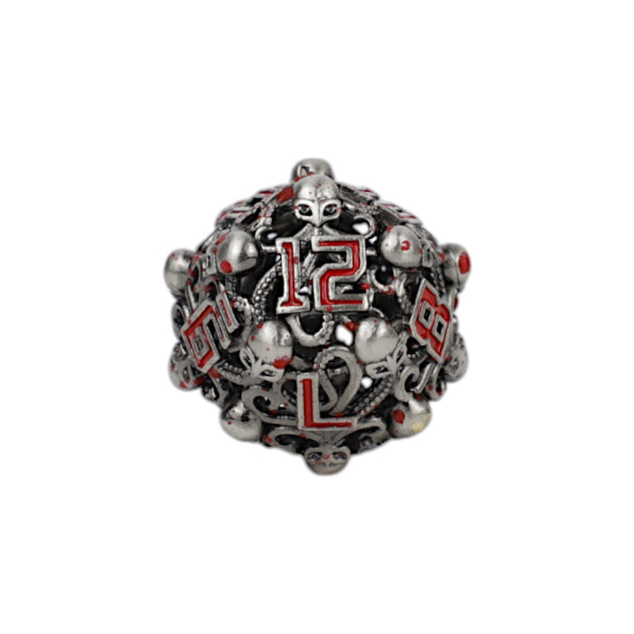 Metal RPG Dice - Tentacular Bloodied Metal
