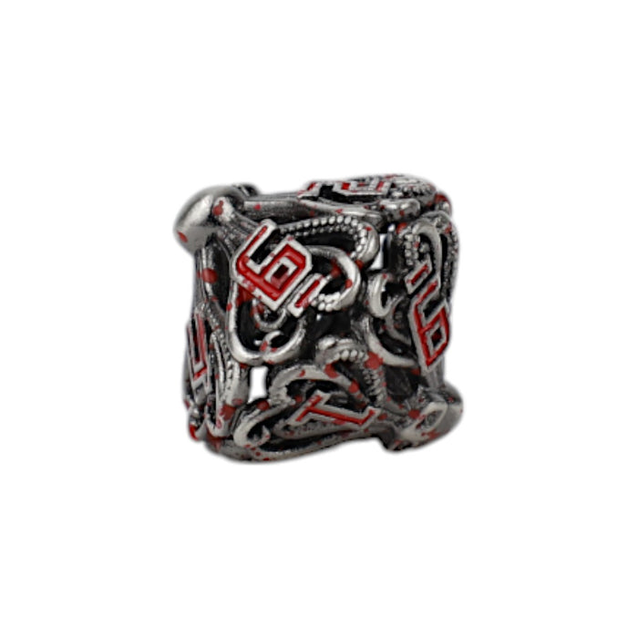 Metal RPG Dice - Tentacular Bloodied Metal