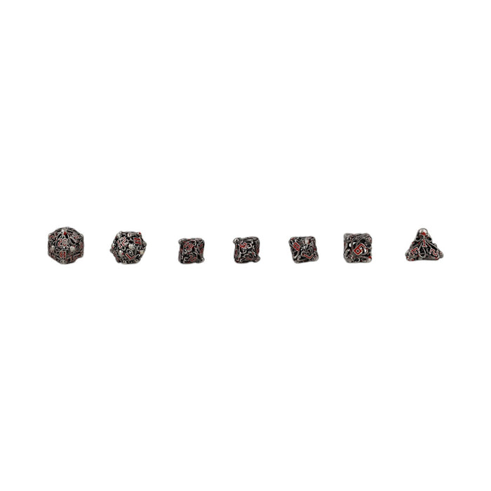 Metal RPG Dice - Tentacular Bloodied Metal