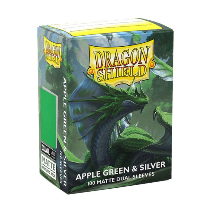 Dragon Shield Matte Dual - Apple Green & Silver