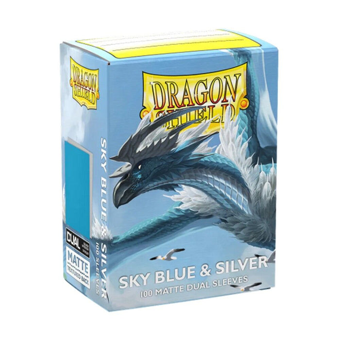Dragon Shield Matte Dual - Sky Blue & Silver