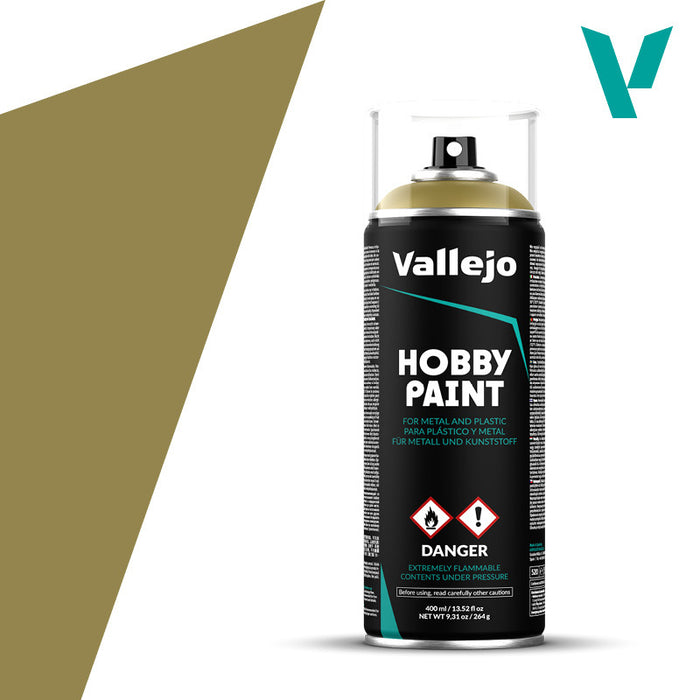 Vallejo 28001 Aerosol Panzer Yellow 400ml Hobby Spray Paint