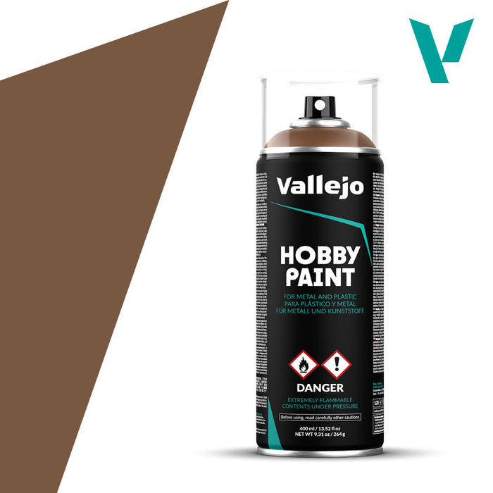 Vallejo 28019 Aerosol Beasty Brown 400ml Hobby Spray Paint