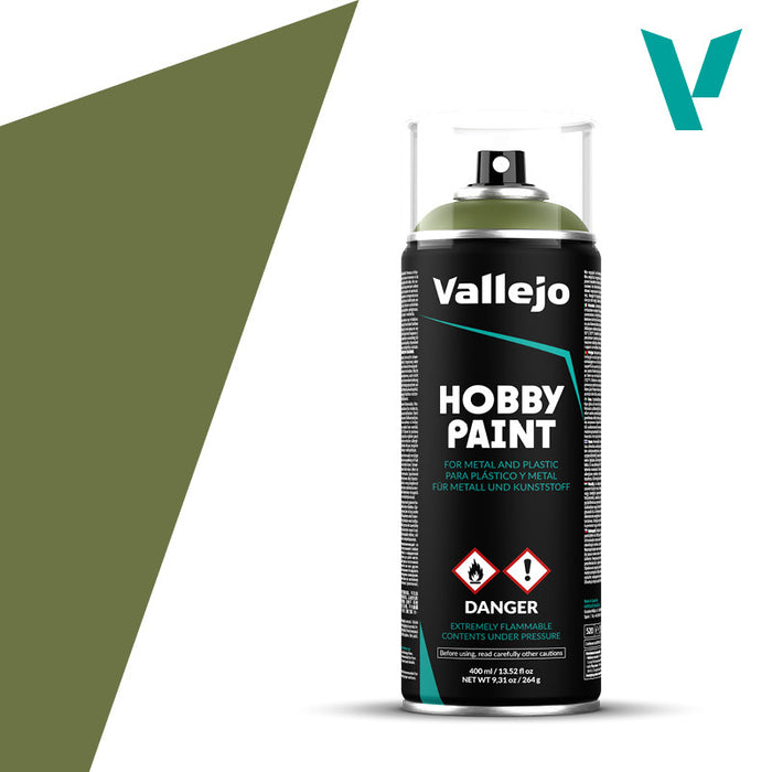 Vallejo 28027 Aerosol Goblin Green 400ml Hobby Spray Paint