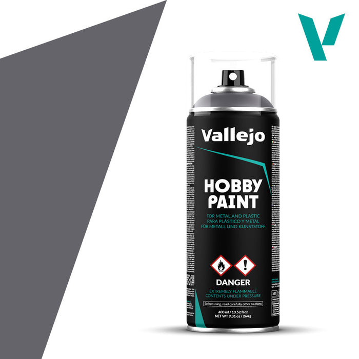 Vallejo 28031 Aerosol Gunmetal 400ml Hobby Spray Paint