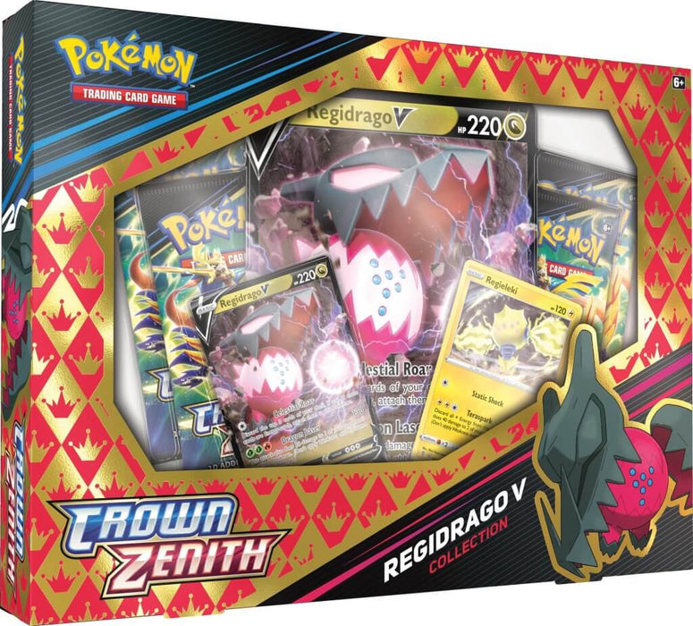 Pokemon TCG Crown Zenith Regidrago/Regieleki V Box