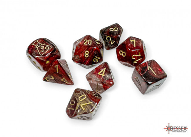 Chessex: Polyhedral 7-Die Set Borealis Cosmos/gold