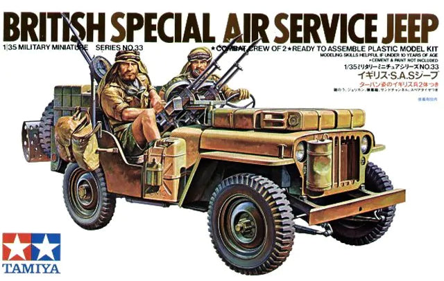 Tamiya 1:35 British SAS Jeep
