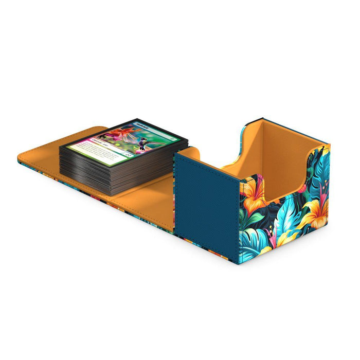 Ultimate Guard Deck Box Sidewinder 100+ Floral Places - Tulum Blue