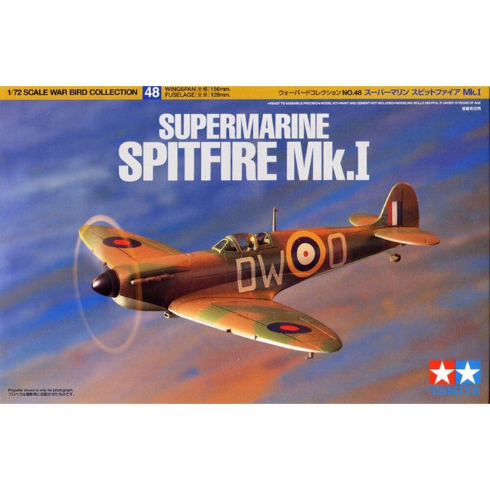 Tamiya 1:72 Supermarine Spitfire MK.I