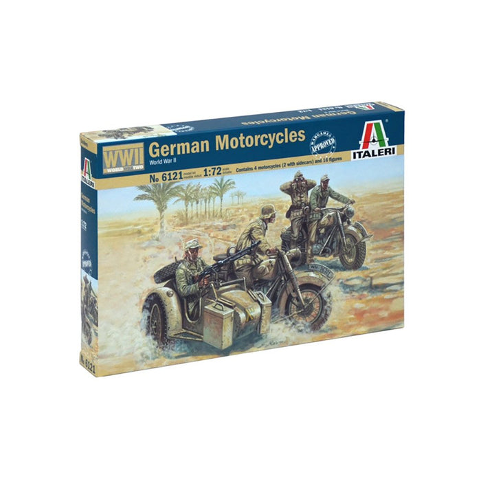 Italeri 1:72 WWII German Motorcycles