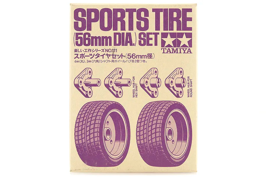 Tamiya Sports Tire Set (56MM)