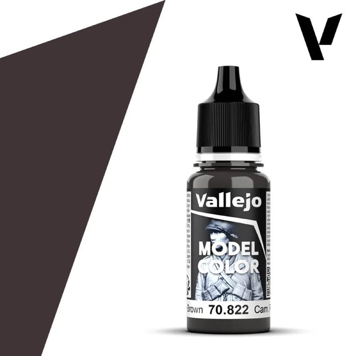 Vallejo 70822 Model Colour German Cam Black Brown 18ml Acrylic Paint