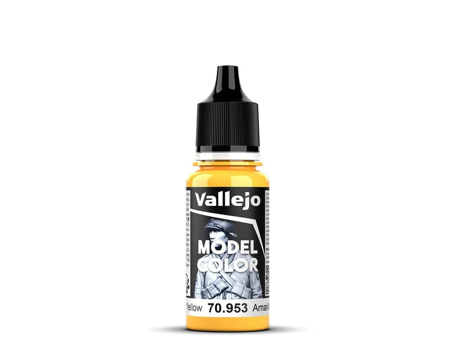 Vallejo 70953 Model Colour Flat Yellow 18ml Acrylic Paint