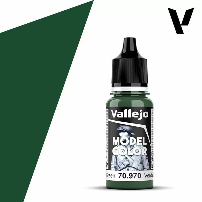 Vallejo 70970 Model Colour Deep Green 18ml Acrylic Paint