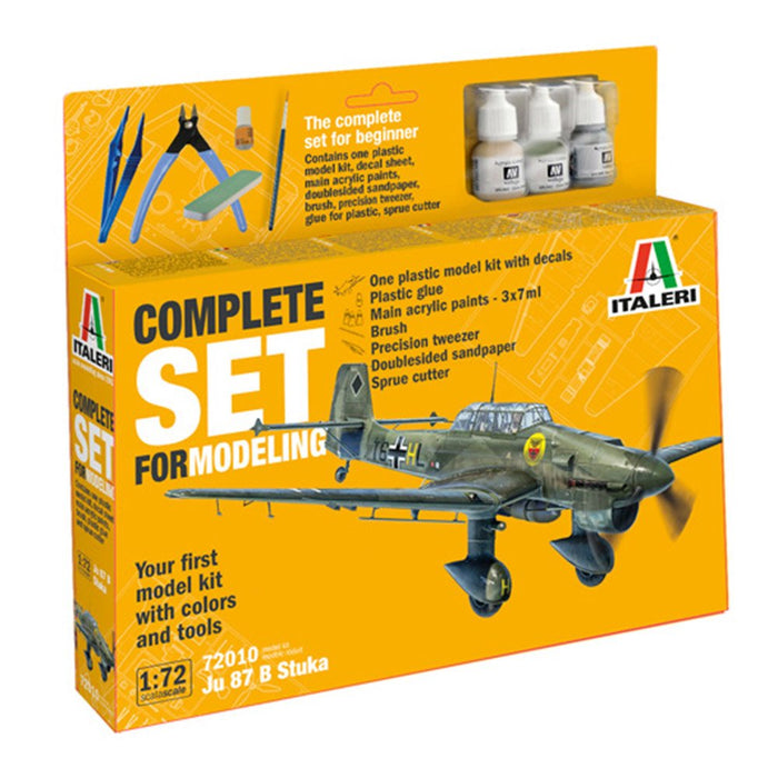 Italeri 1:72 Junker JU-87B Stuka Complete Modelling Set