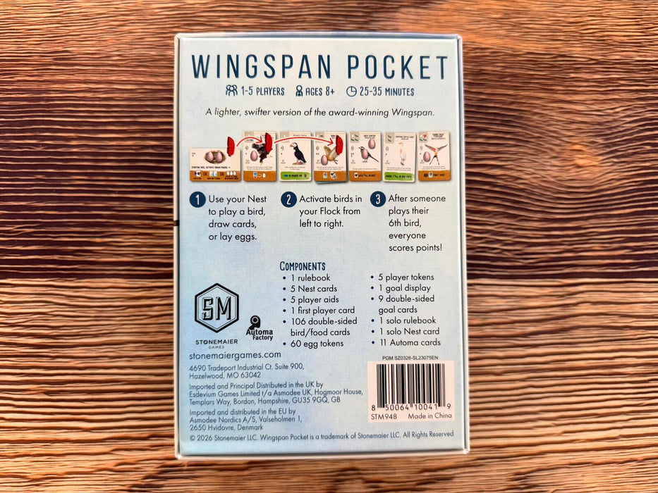 Wingspan Pocket