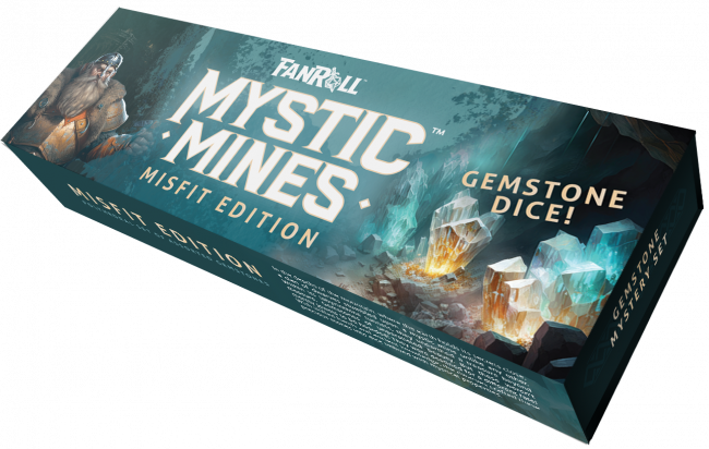 MDG 16mm Gemstone Polyhedral Dice Set: Misfit Mystic Mines Blind Box