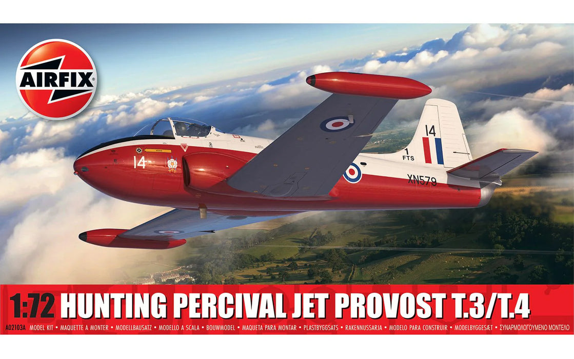 Airfix 1:72 Hunting Percival Jet Provost T.3/T.4
