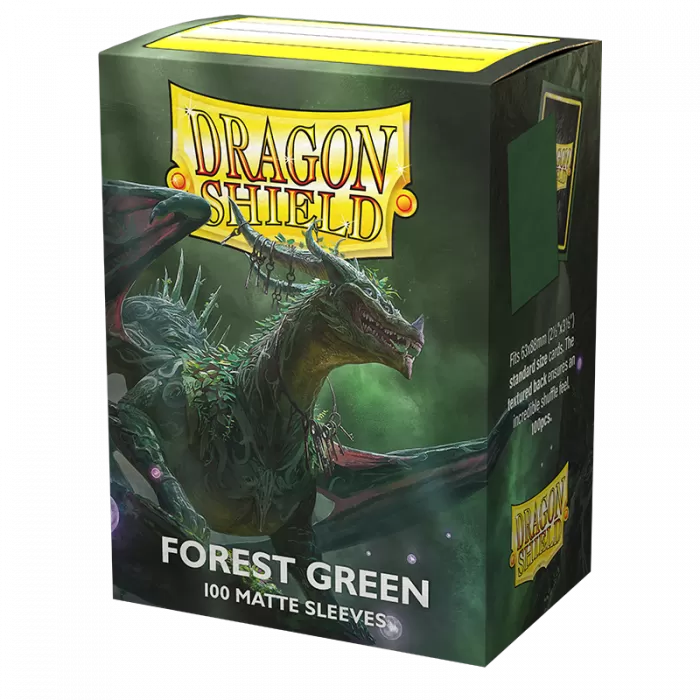 Dragon Shield Matte 100 - Forest Green