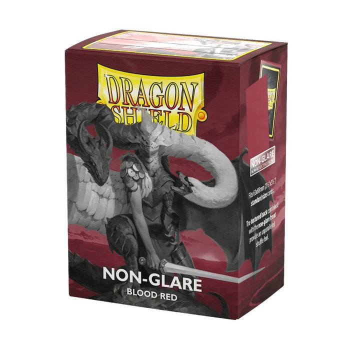 Dragon Shield Non-Glare Matte 100 - Blood Red