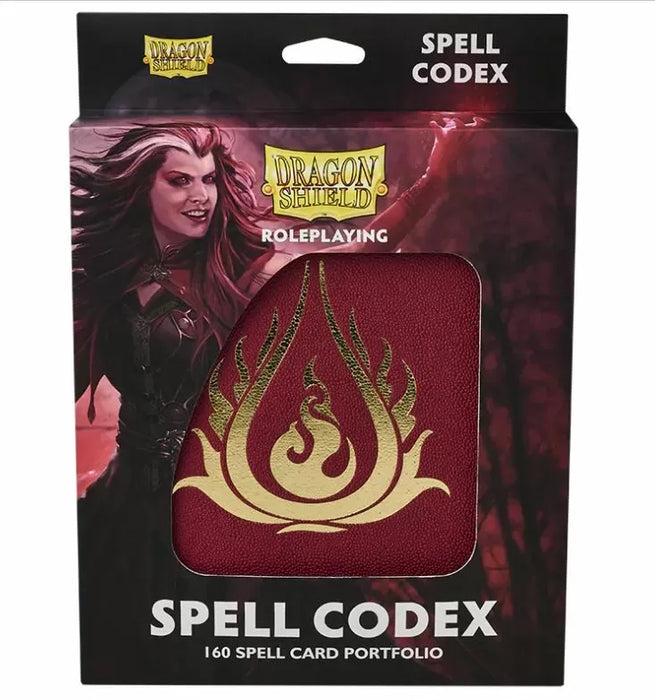 Dragon Shield Spell Codex - Blood Red