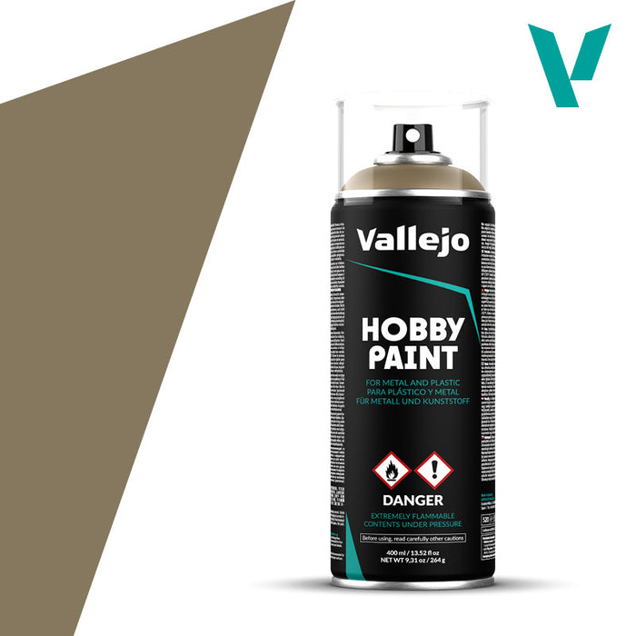 Vallejo 28009 Aerosol US Khaki 400ml Hobby Spray Paint