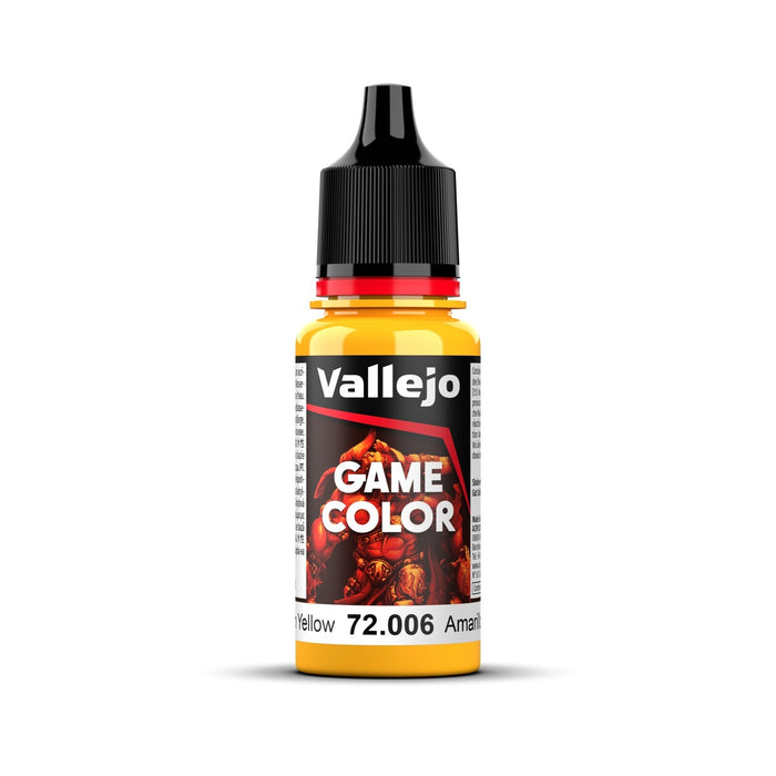 Vallejo 72006 Game Colour Sun Yellow 18ml Acrylic Paint