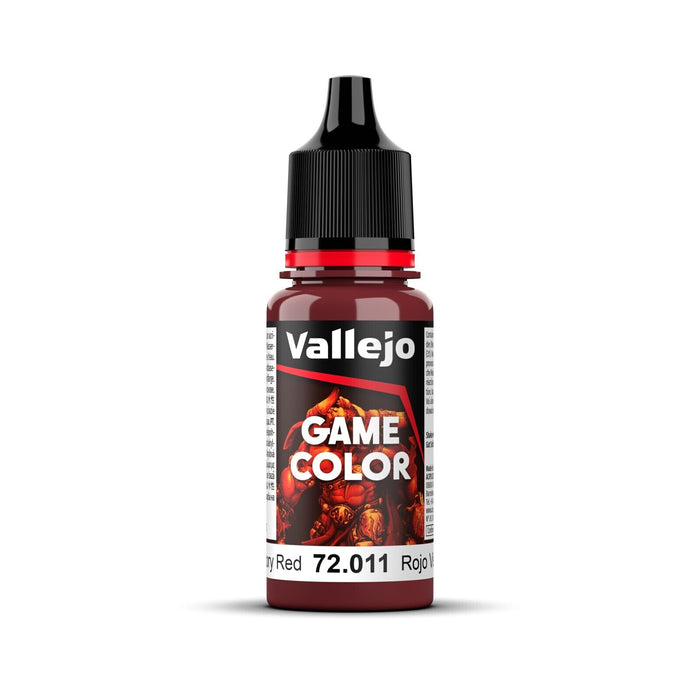 Vallejo 72011 Game Colour Gory Red 18ml Acrylic Paint