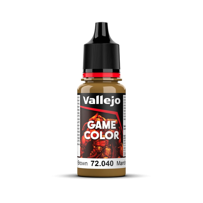 Vallejo 72040 Game Colour Leather Brown 17ml Acrylic Paint