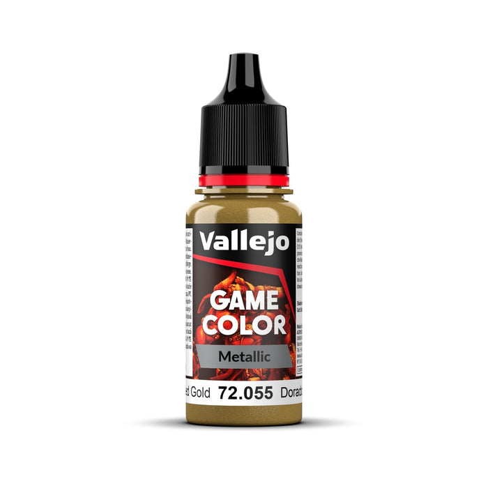Vallejo 72055 Game Colour Polished Gold 18ml Acrylic Paint