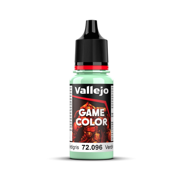 Vallejo 72096 Game Colour Verdigris 18ml Acrylic Paint