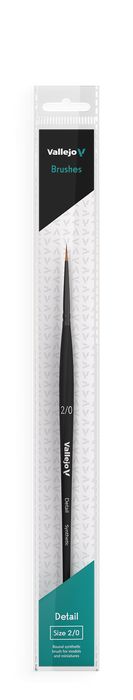 Vallejo Brushes: Detail Round Synthetic Brush No. 2/0