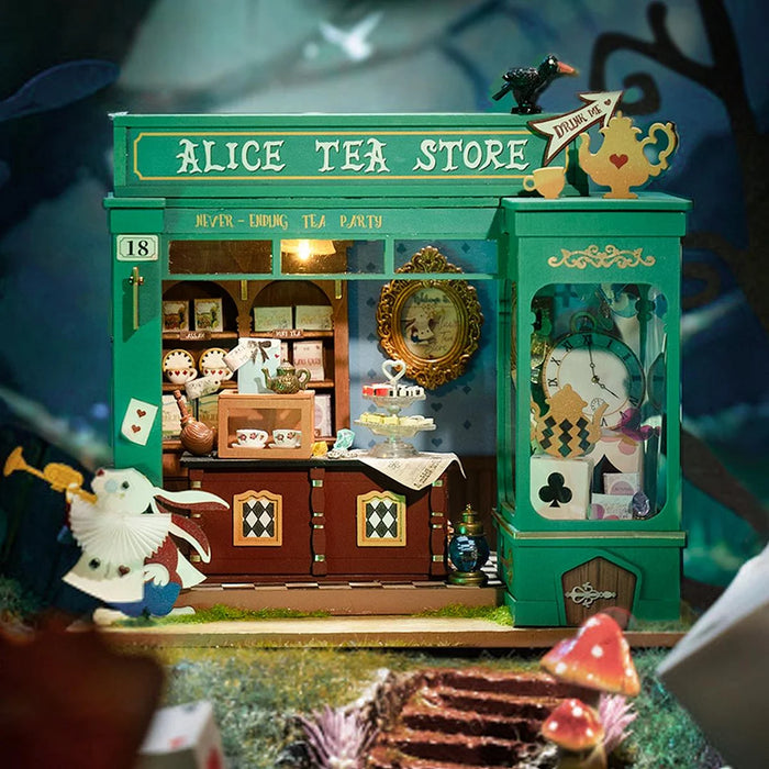 Robotime DIY Alice's Tea Store
