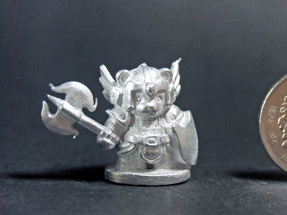 Aurora Model - Teddy Bear Knight with Double Axe