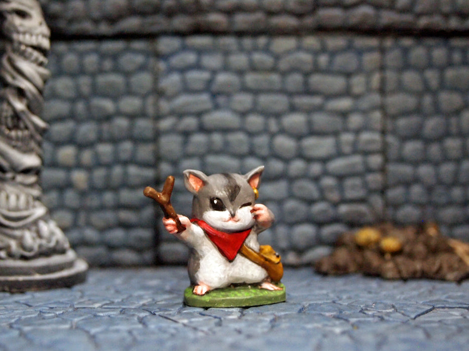 Aurora Model - Hamster Fighter with Slingshot