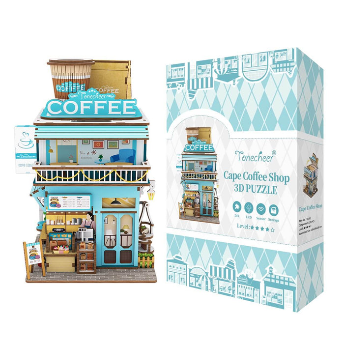 Tonecheer - Cape Coffee Shop Puzzle Storage Box