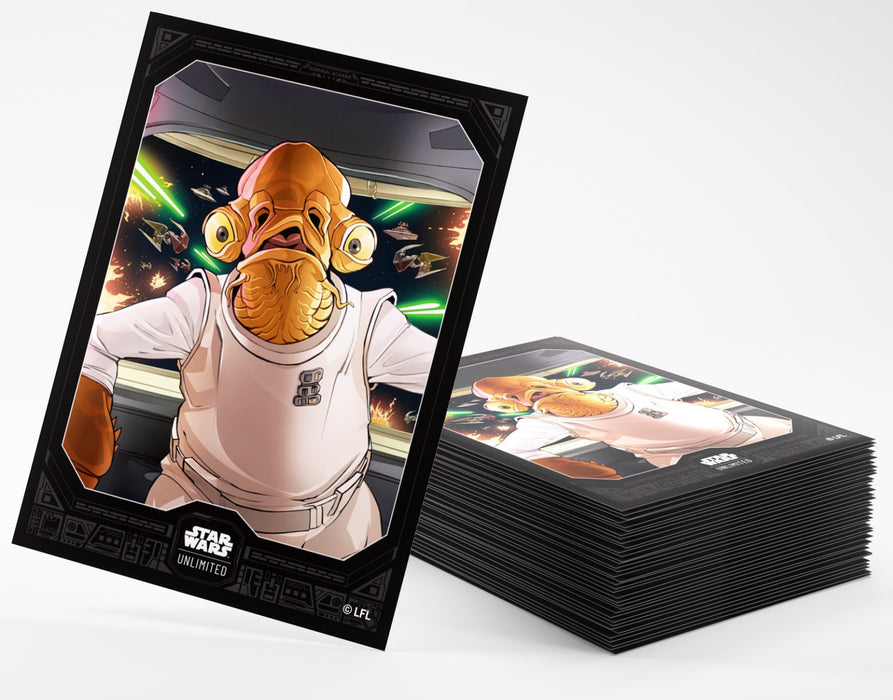 Gamegenic SWU Art Sleeves: Admiral Ackbar Arkhaven Games & Hobbies Gamegenic SWU Art Sleeves: Admiral Ackbar Arkhaven Games & Hobbies