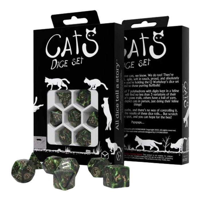 Cats Dice Set: Pixel