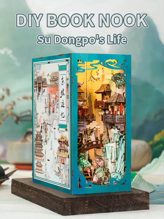 Cutebee Su Dongpos Life Book Nook