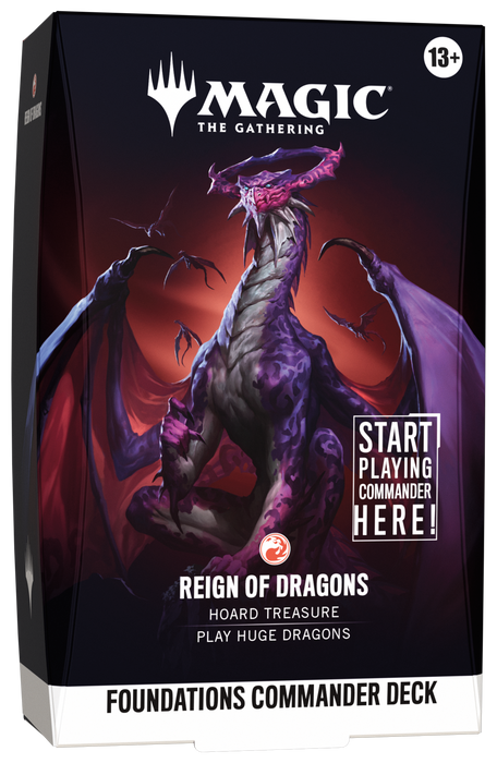 MTG: Foundations Starter Commander Deck - Reign of Dragons