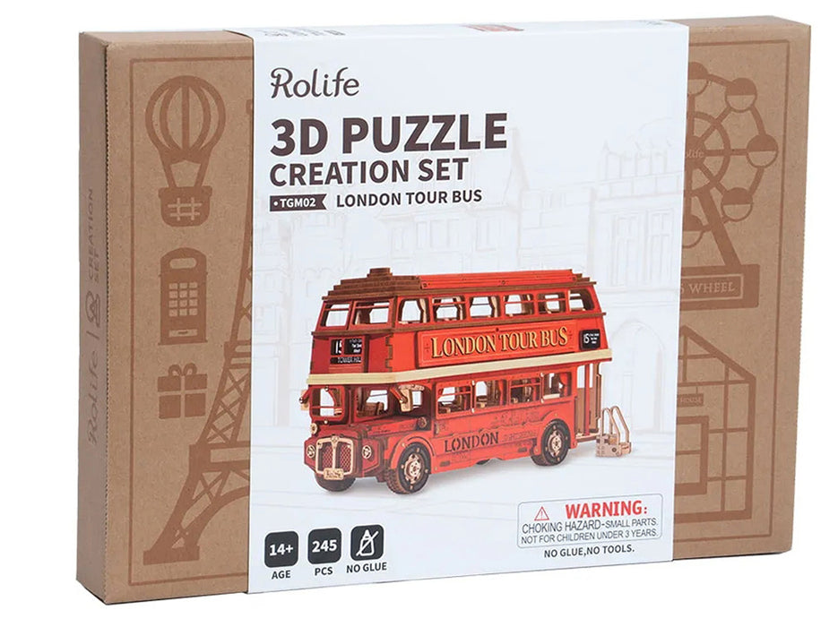 Rolife DIY London Tour Bus 3D Kit