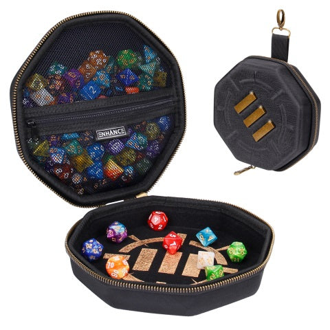 Enhance Tabletop RPG Dice Case & Rolling Tray